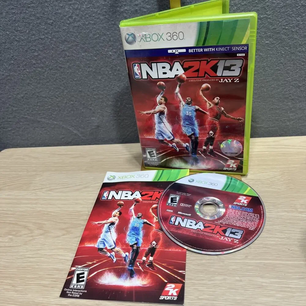 NBA 2k12 Michael Jordan Cover Microsoft Xbox 360 Complete CIB Tested Clean